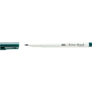 Marvy 1100 Artist Brush Su Bazlı Fırça Uçlu Kalem 25 Bottle Green