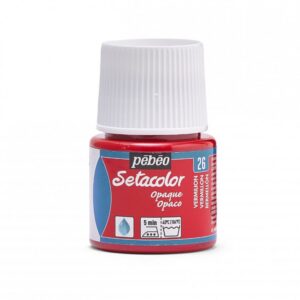 Pebeo Setacolor Opaque Kumaş Boyası 45 ml 26 Vermilion