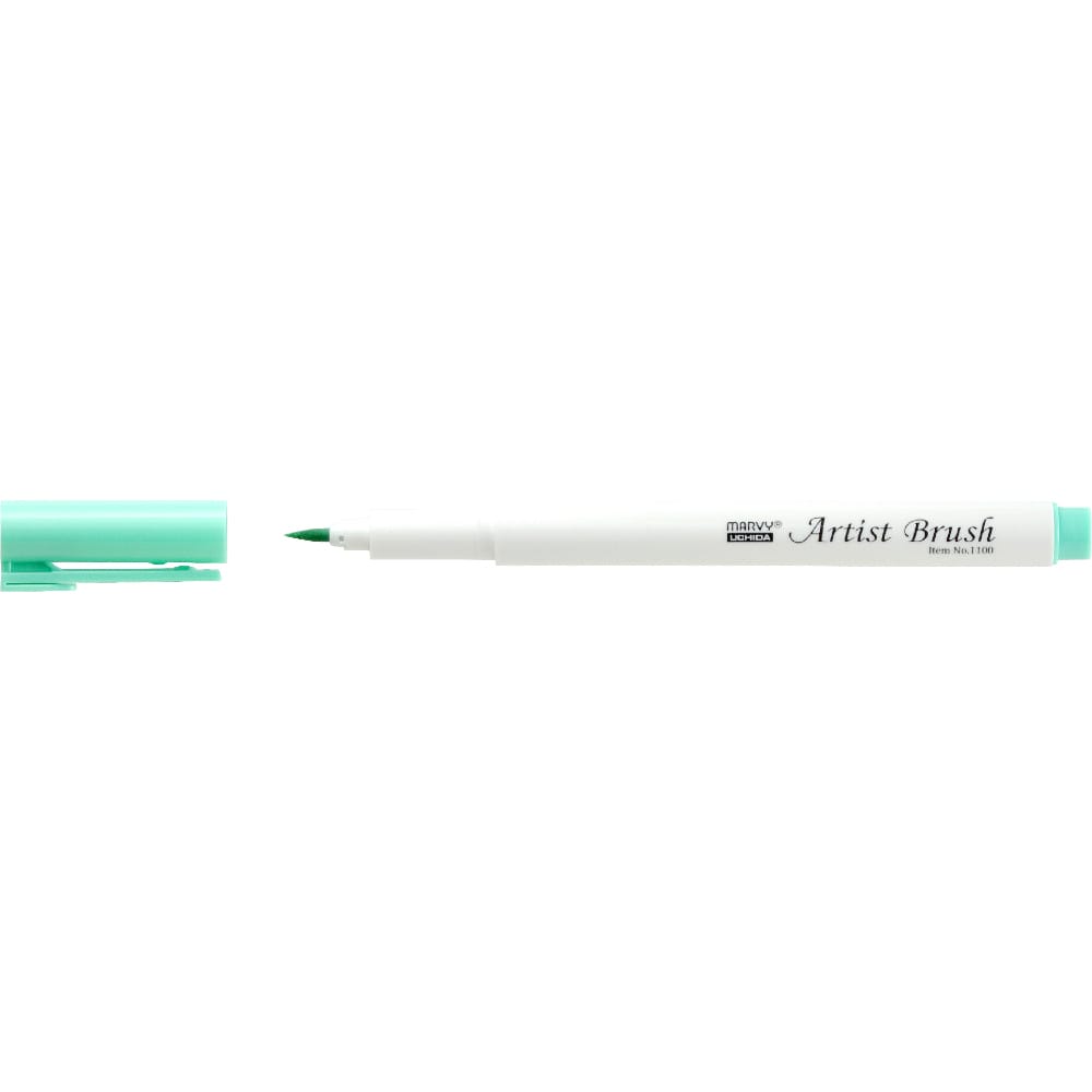 Marvy 1100 Artist Brush Su Bazlı Fırça Uçlu Kalem 34 Pale Green
