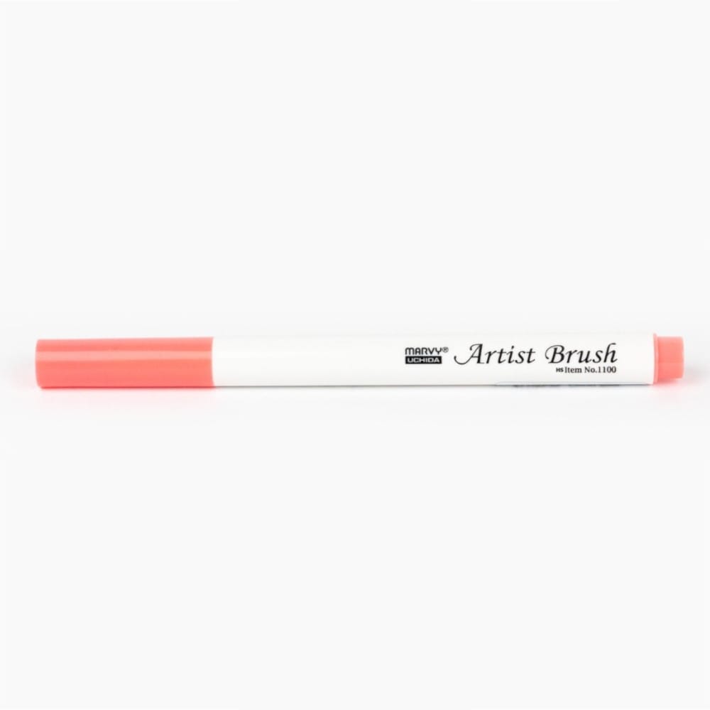 Marvy 1100 Artist Brush Su Bazlı Fırça Uçlu Kalem 35 Coral Pink - Görsel 2