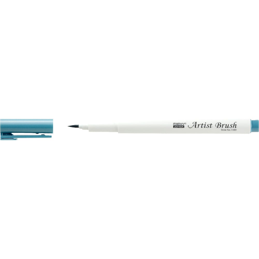 Marvy 1100 Artist Brush Su Bazlı Fırça Uçlu Kalem 56 Dull Blue