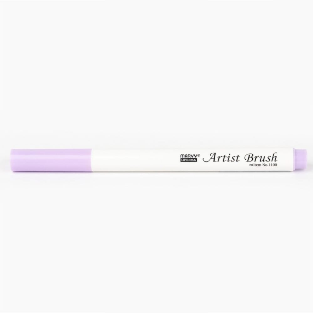 Marvy 1100 Artist Brush Su Bazlı Fırça Uçlu Kalem 62 Wisteria - Görsel 2