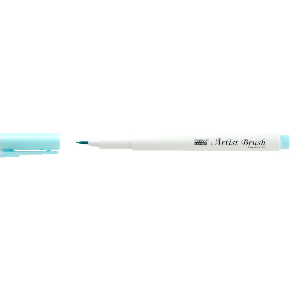 Marvy 1100 Artist Brush Su Bazlı Fırça Uçlu Kalem 74 Aquamarine