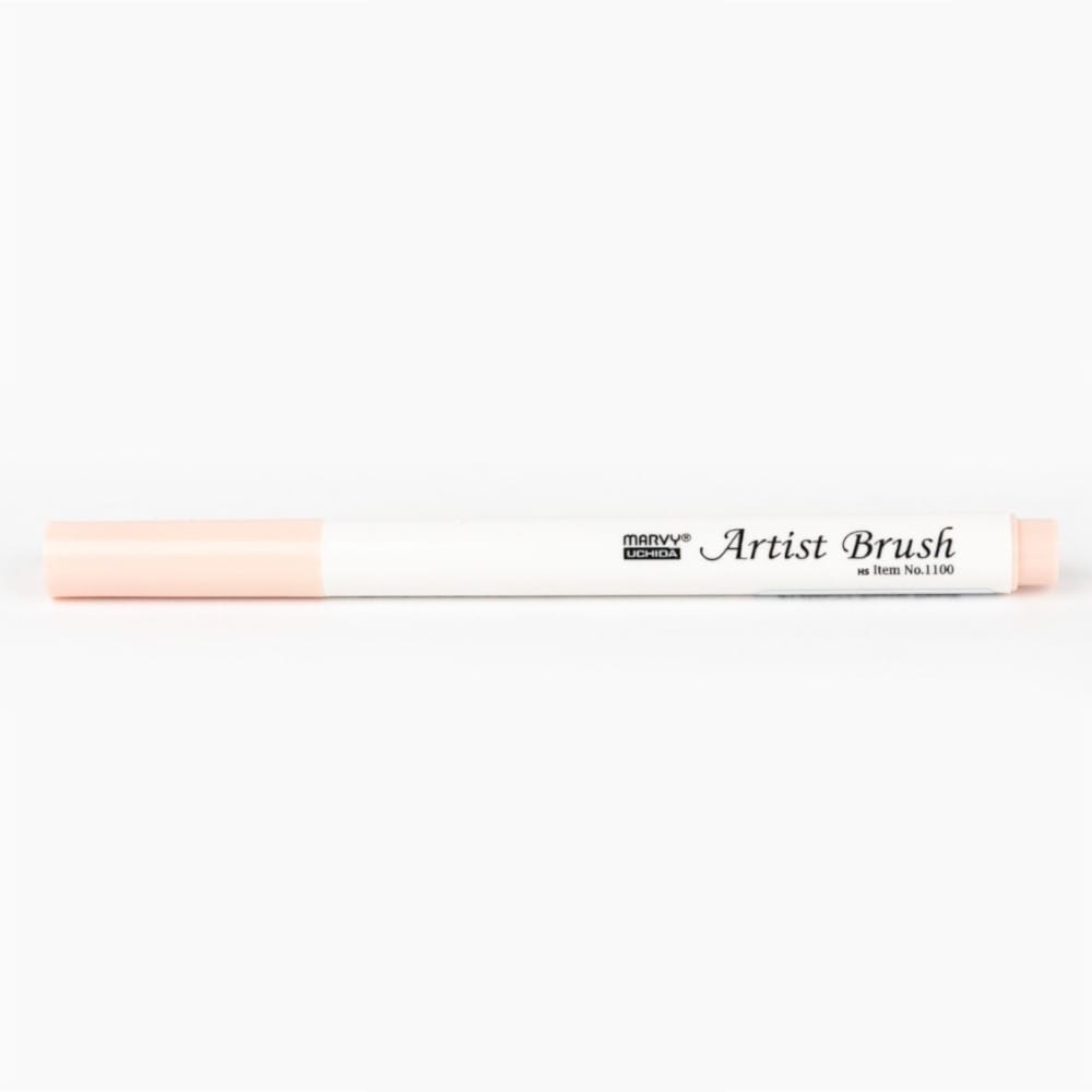 Marvy 1100 Artist Brush Su Bazlı Fırça Uçlu Kalem 77 Pastel Peach - Görsel 2