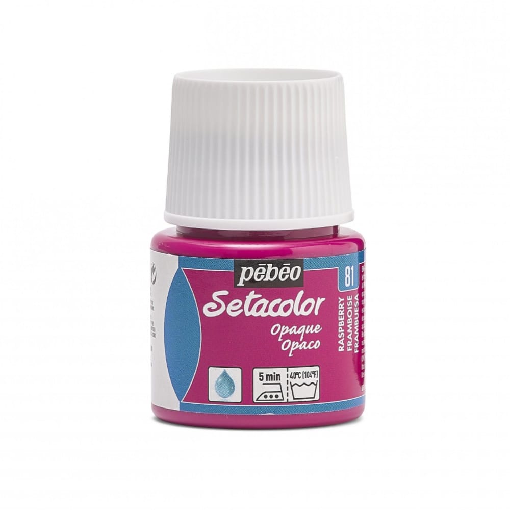 Pebeo Setacolor Opaque Kumaş Boyası 45 ml 81 Raspberry