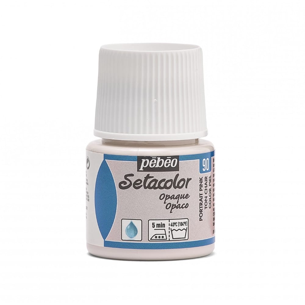 Pebeo Setacolor Opaque Kumaş Boyası 45 ml 90 Portrait Pink